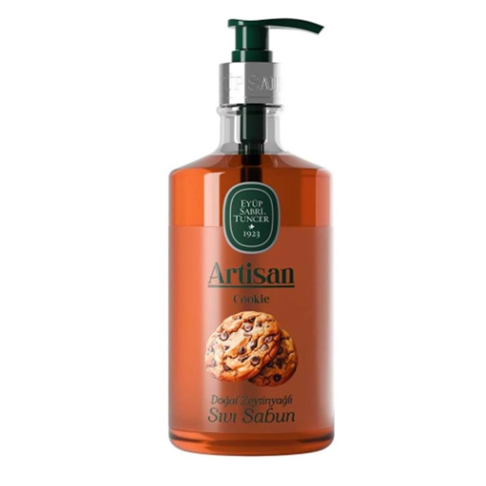 Eyüp Sabri Tuncer Artisan Cookie 600ml Doğal Zeytinyağlı Sıvı Sabun 