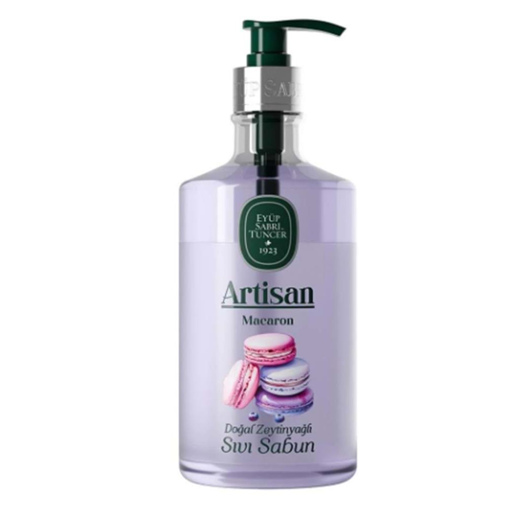 Eyüp Sabri Tuncer Artisan Macaron 600ml Doğal Zeytinyağlı Sıvı Sabun
