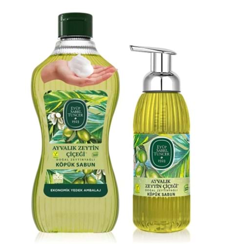 Eyüp Sabri Tuncer 1,5 lt+500 ml Ayvalık Zeytin Çiçeği Köpük Sabun