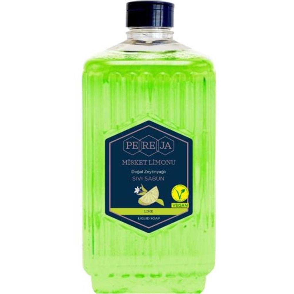 Pereja Misket Limonu Doğal Zeytinyağlı Sıvı Sabun 1500 ml