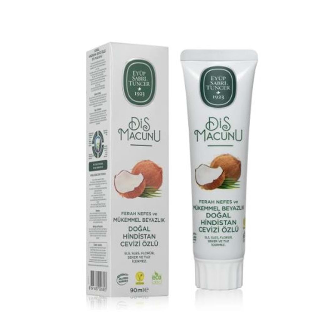 Eyüp Sabri Tuncer Hindistan Cevizi Özlü Diş Macunu 90ml