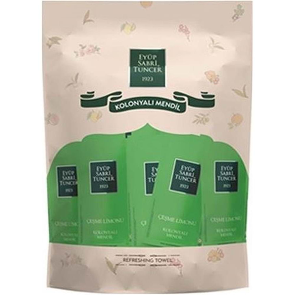 Eyüp Sabri Tuncer Çeşme Limonu Kolonyalı Mendil 150'li Paket