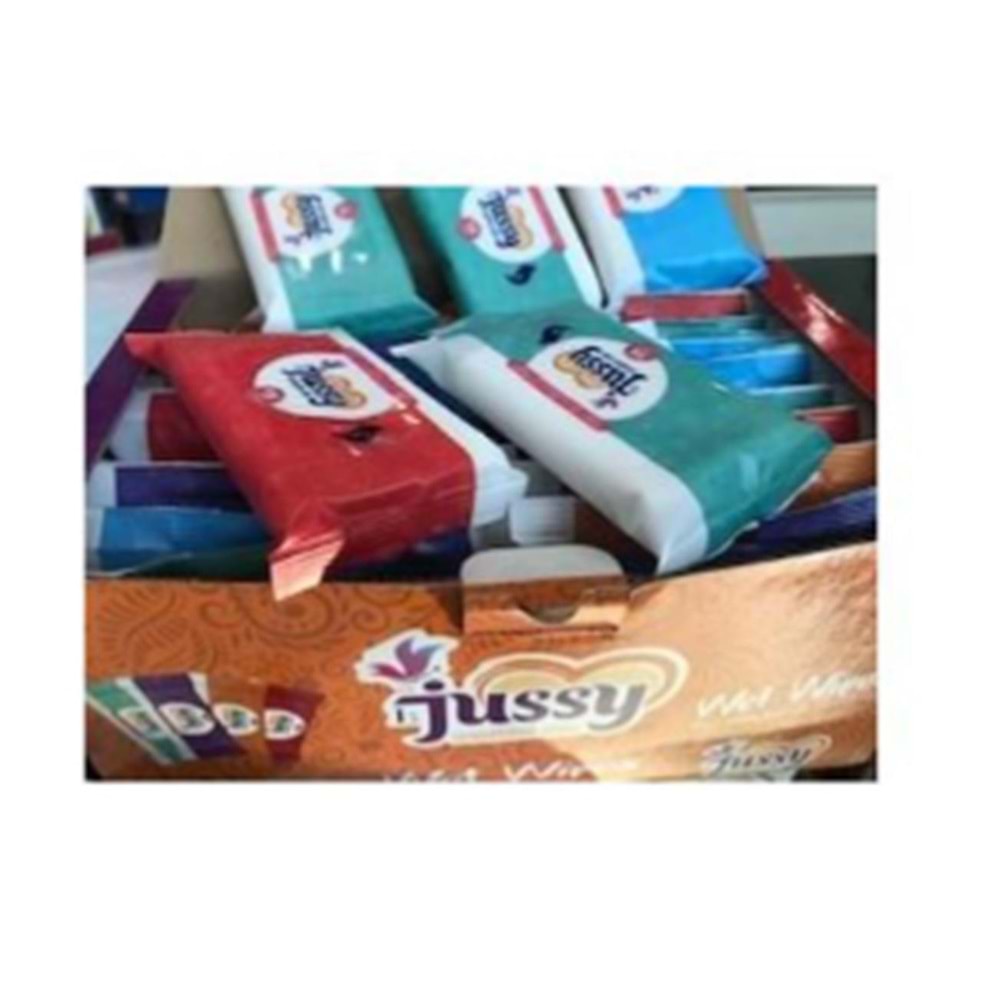 Jussy 36lı Cep Islak Mendil ( Pakette 15 Adet) (Alcohol Free - Paraben Free )