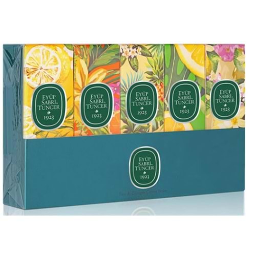 Eyüp Sabri Tuncer Set-5 16ml 5Li Cam Şişe Sprey Kolonya (Verbena-Ç.limonu-Hawaii-B.Mandalina-limon)