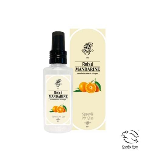 Rebul 125ml Mandalina Spreyli Kolonya Pet
