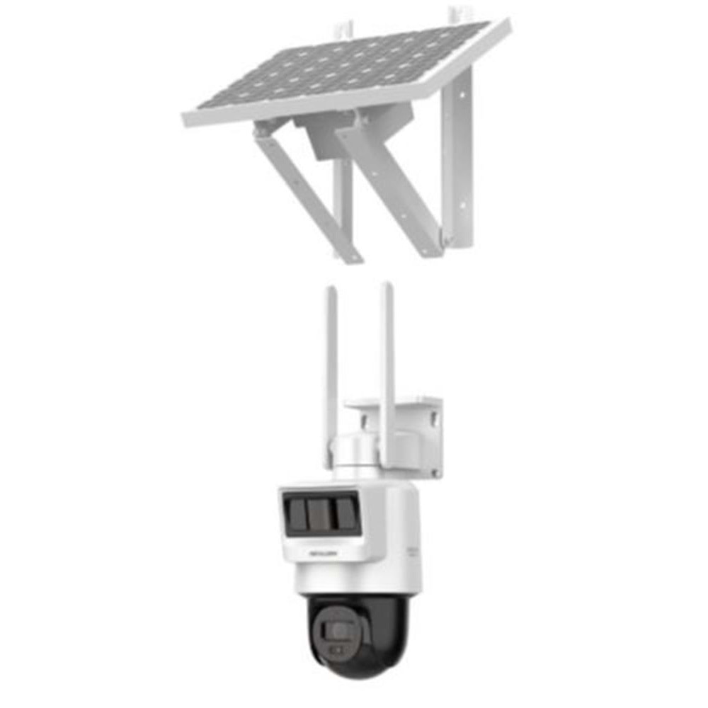 Hilook PTZ-N2C400I-K-4G-C05S10 4 Mp 4 mm Lens 4G Sim Kartlı Solar Pt İp Kamera