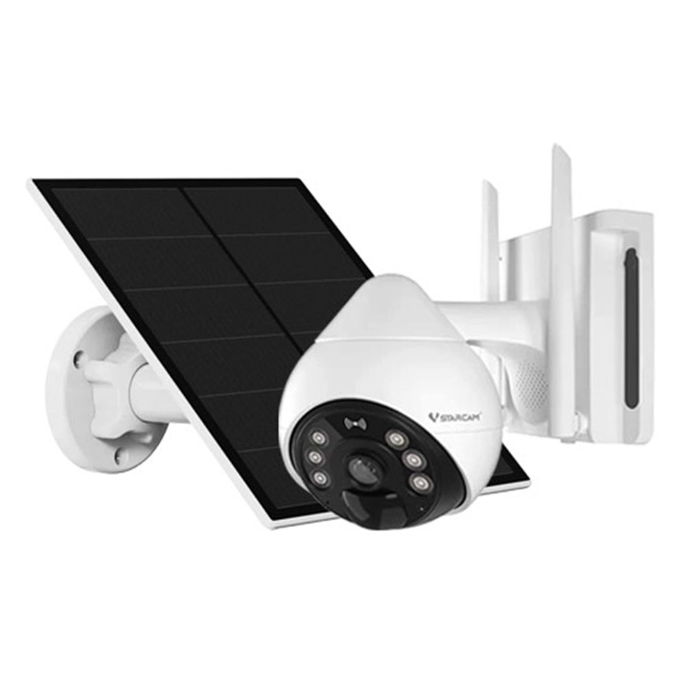 Novacom BG69D-TZ 4G 3MP 4mm Lens Vstarcam Sim Kartlı Solar Kamera