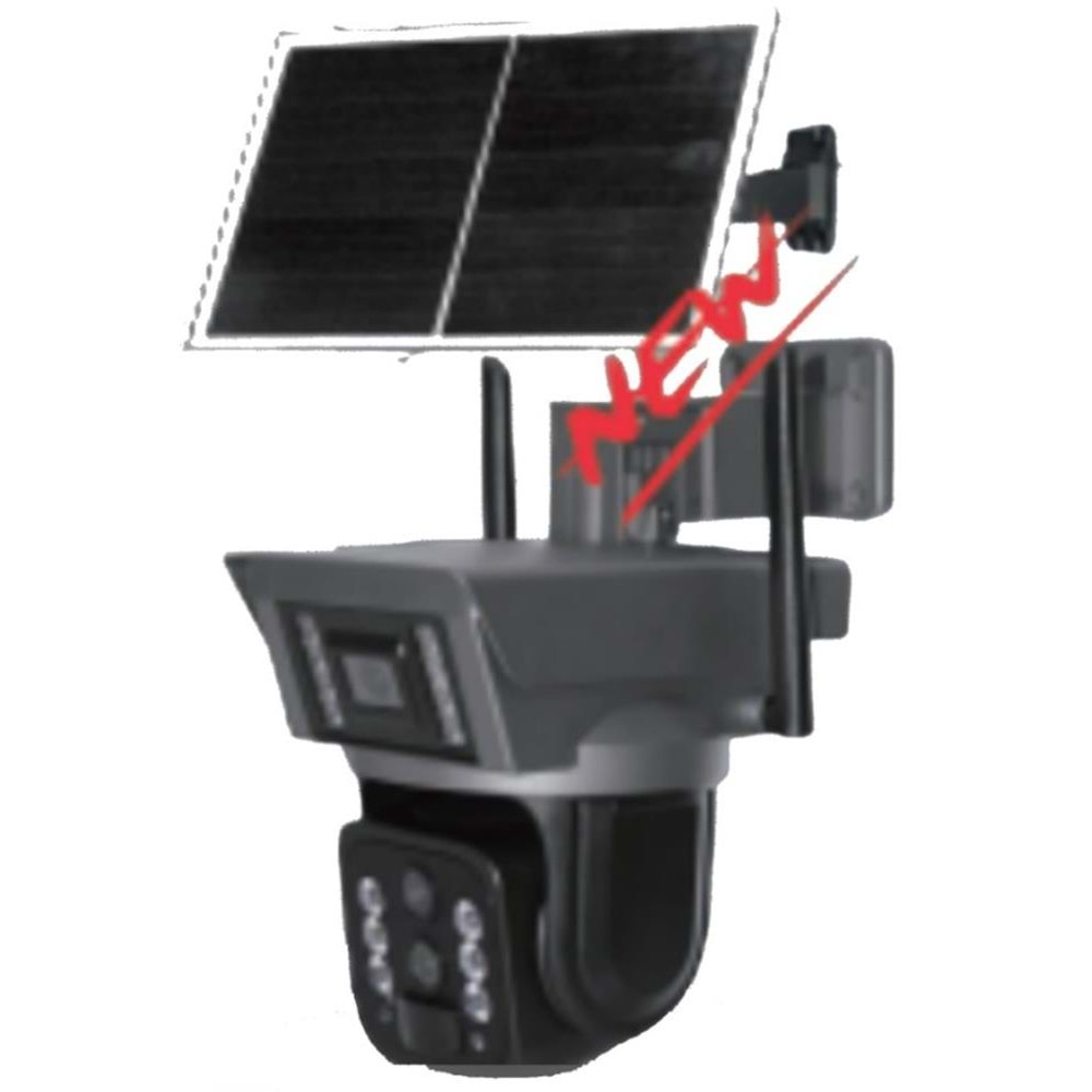 Apronx APX-WSP368oz 9Mp 10x Zoom 4G Solar 2.8mm-12mm İki Kamera PTZ