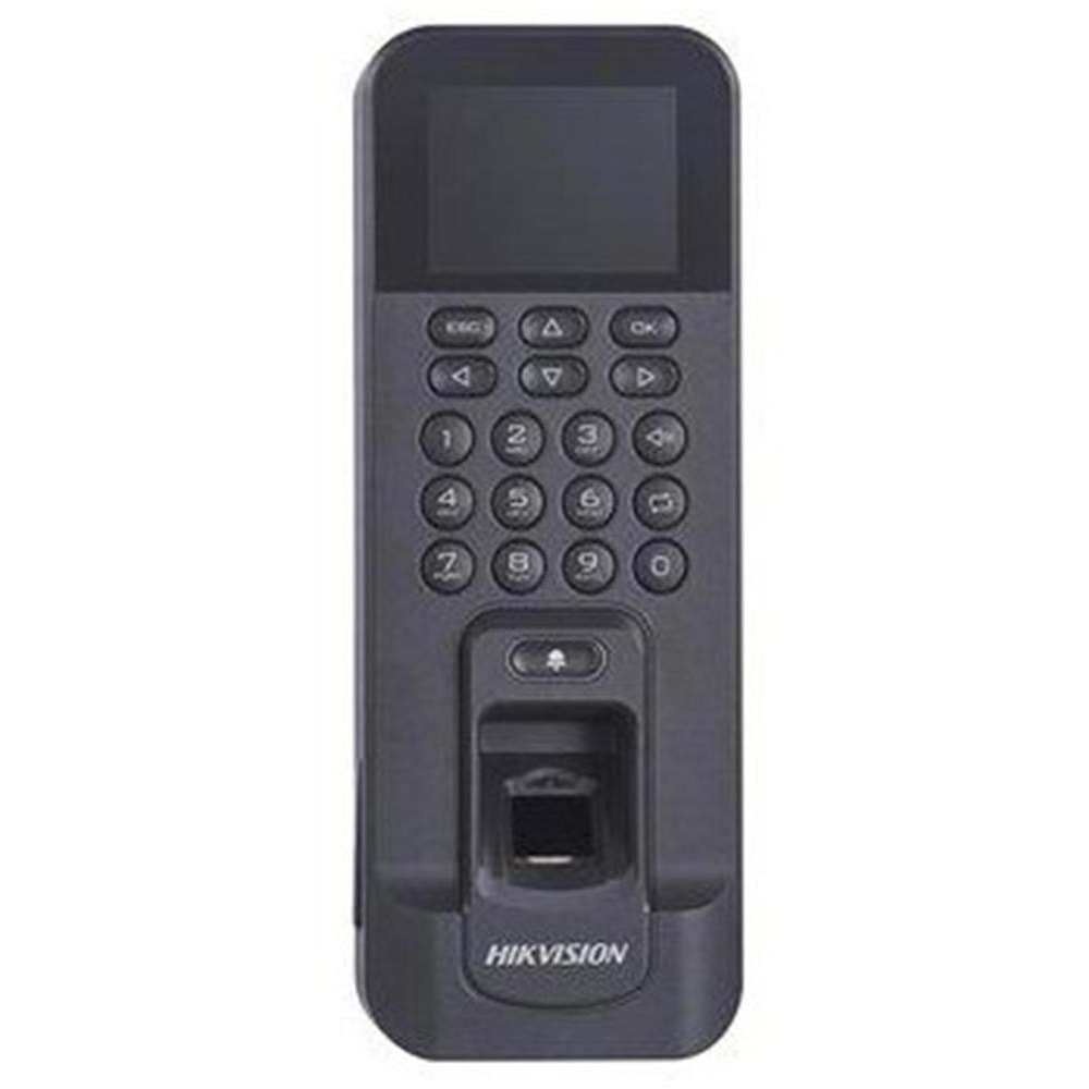 Hikvision DS-K1T804AMF Parmak İzi ve Mifare Kart Okuyuculu Bağımsız Terminal (LCD ve Kaypad li) 