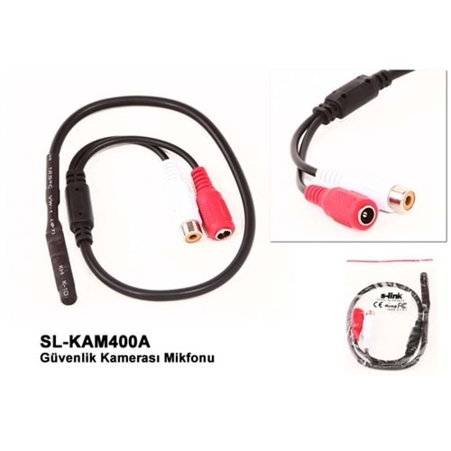 S-link SL-KAM400A Güvenlik Kamerası Mikrofonu