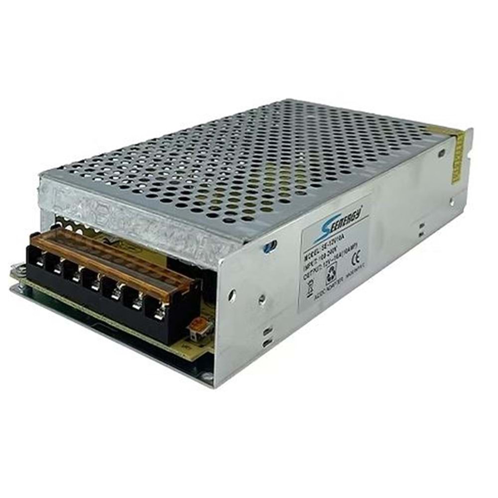 Seenergy SE-12V10A 12V 10Amper Metal Adaptör