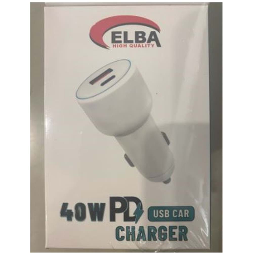 ELBA ELB30-40WPD+USB 40W PD+USB ARAÇ BAŞLIK 