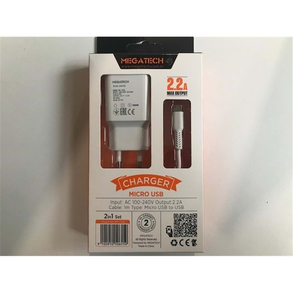 Megatech Eco 2100 Micro Şarj Aleti (CC01)