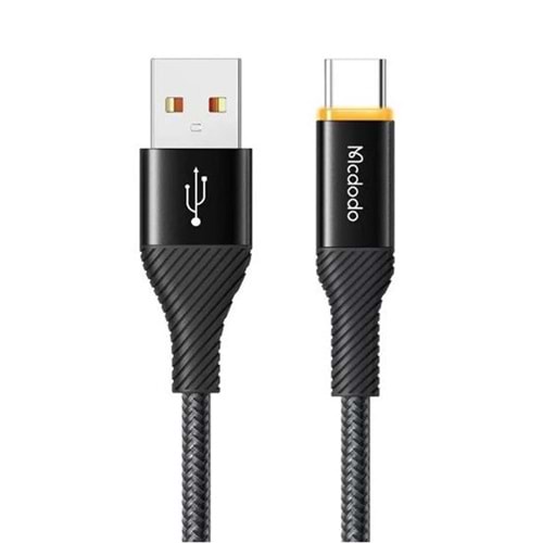 MCDODO CA-2380 Type-C 100W Power Off Süper Hızlı Data-Şarj Kablosu 5A 1.2m - Siyah