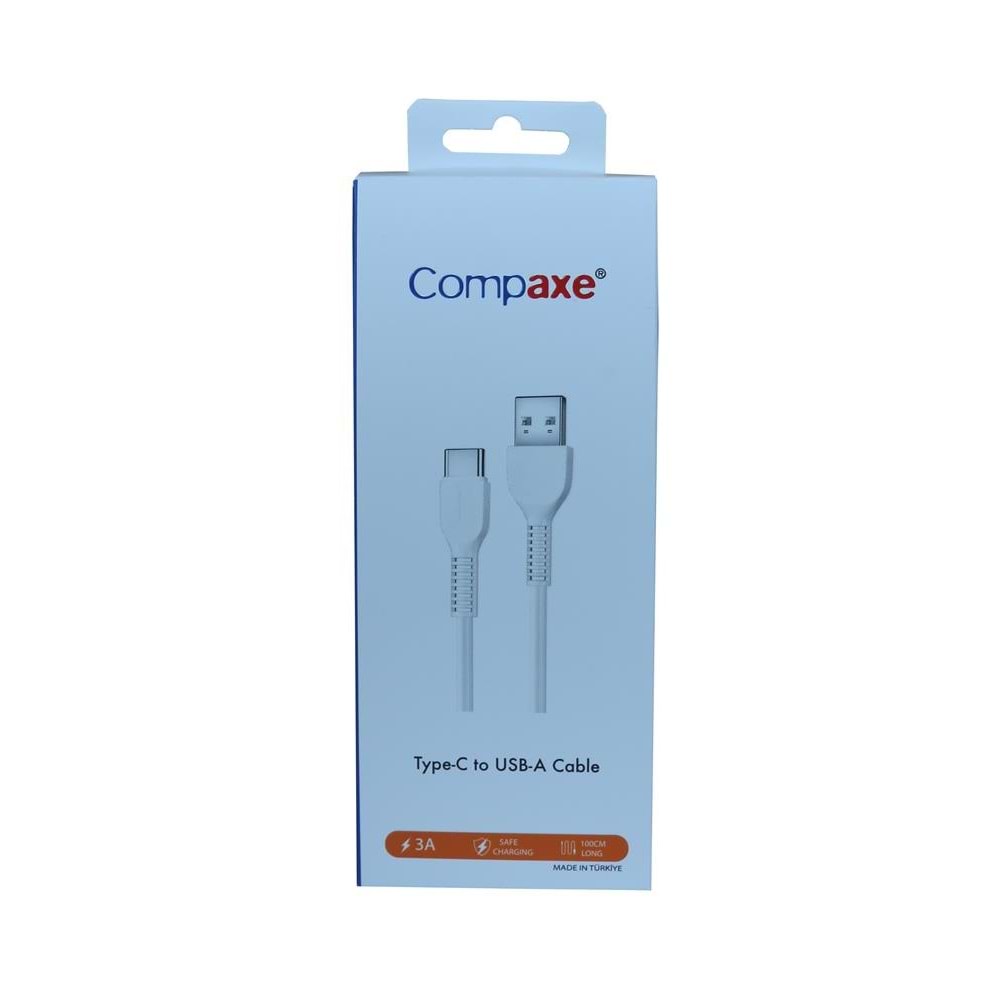 Compaxe CTK-BTU Usb 3.0 1Mt Type-c 3A Şarj Kablosu
