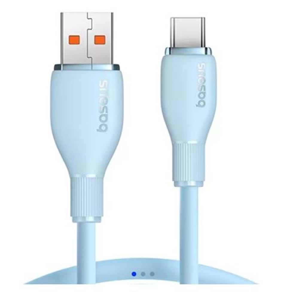 Baseus Pudding USB to C 100W Kablo 1.2m Mavi (P10355703311-00)