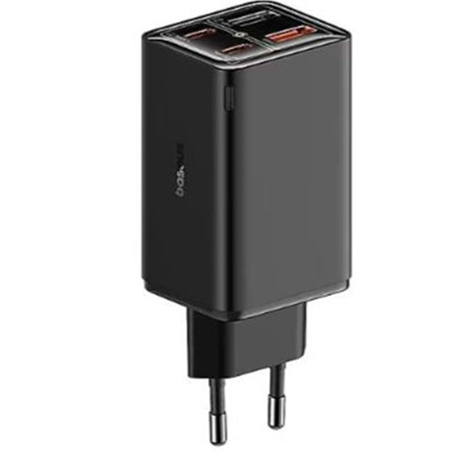 Baseus GaN6 65W Şarj+100W Cto C Kablo Siyah (P10162701113-00)