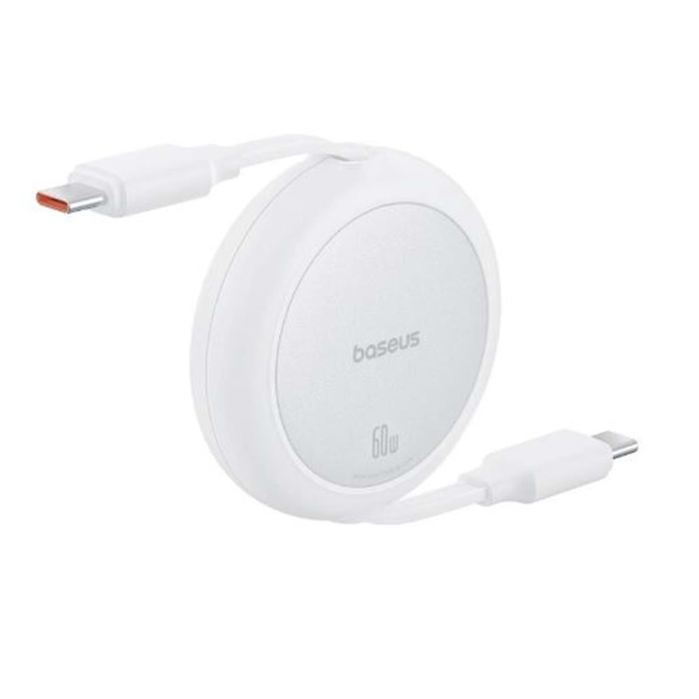 Baseus P10364500211-01 60W 1m Free2 Draw C-C Beyaz Kablo
