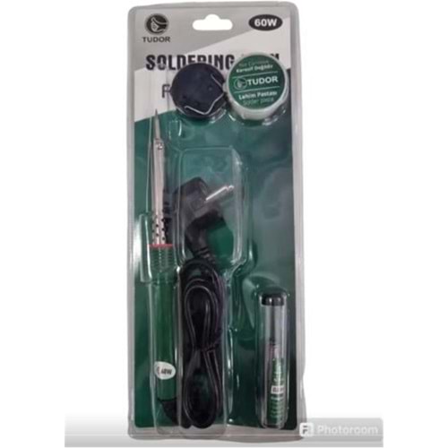 TUDOR SOLDERING IRON KALEM HAVYA SETİ 60W HB-S026