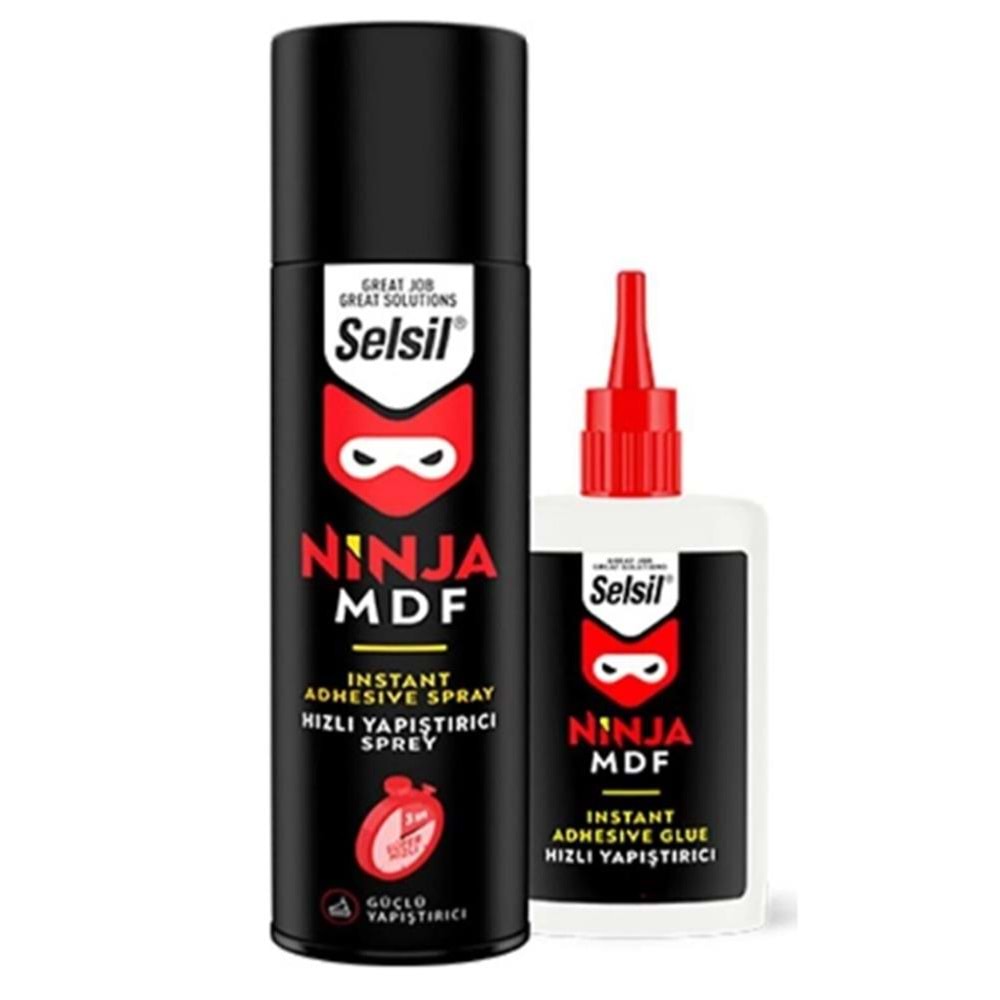 Selsil 400ml 100gr Hızlı Yapıştırıcı Ninja Mdf 