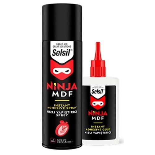 Selsil 400ml 100gr Hızlı Yapıştırıcı Ninja Mdf 