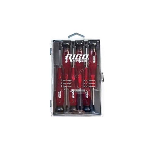 Rıco 003-KK1969 6lı Saatci Tornavida ( 3 Düz- 3 Yıldız )