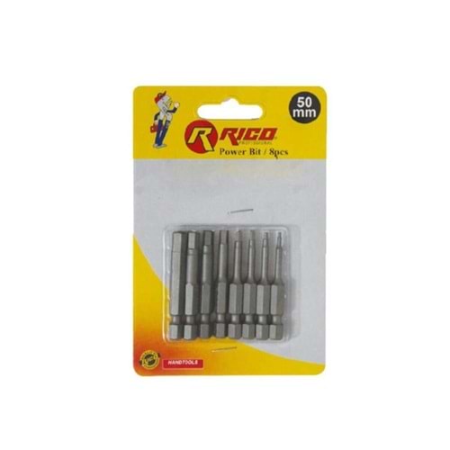Rıco 005-KK1132 50MM 8 Parça Allen Bits Uç Seti 