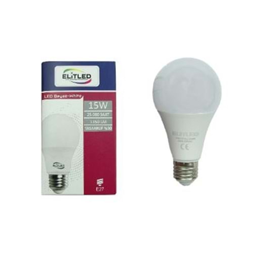 ELİTLED 15W SARI LED AMPUL 