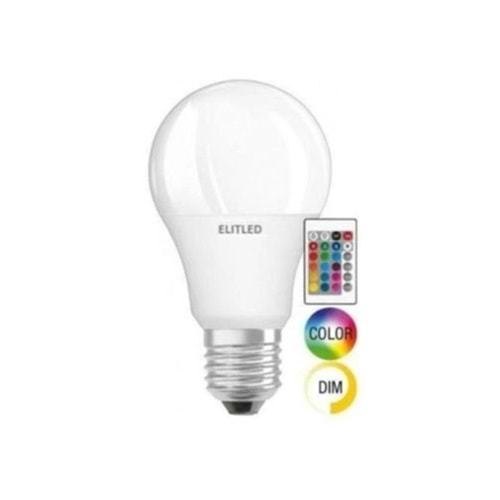 ELİTLED 9W RGB KUMANDALI LED AMPUL 