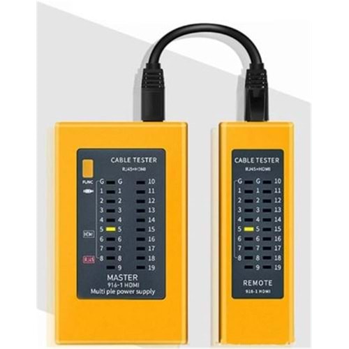 Sline HT203 HDMI Kablo Test Cihazı +RJ45 Test Cihazı