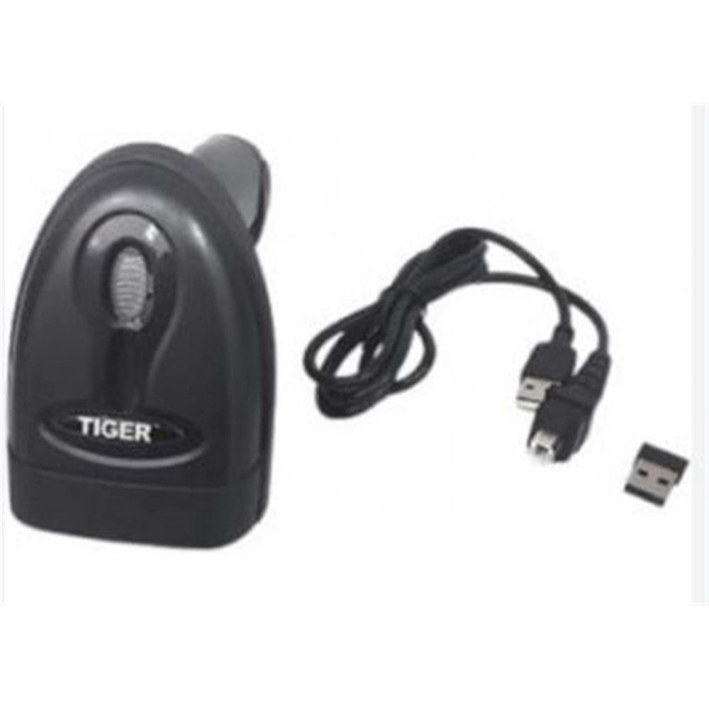 Tiger CS611-BT 1D CCD 2.4Ghz+Bluetooth Kablosuz Barkod Okuyucu 