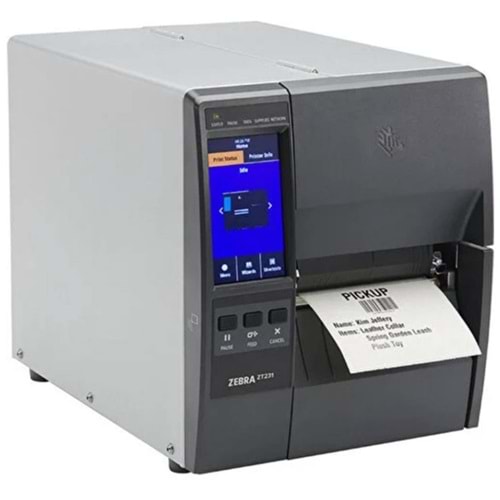 Zebra ZT231T Termal Transfer 203 Dpi Usb, Seri, Ethernet Endüstriyel Barkod Yazıcı