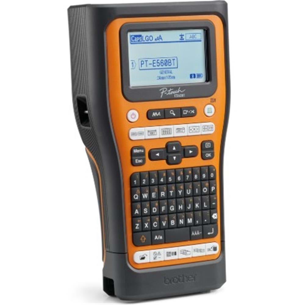 Brother P-Touch PT-E560BTVP 6-24MM Baskı Etiket Yazıcı El Tipi Bluetooth USB Bağlantı (Pil Dahil)