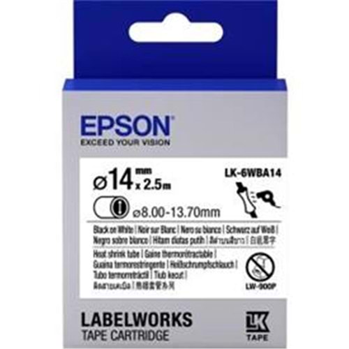 Epson LK-7WBN Standard Beyaz Üzeri Siyah 36mm 9Metre Etiket