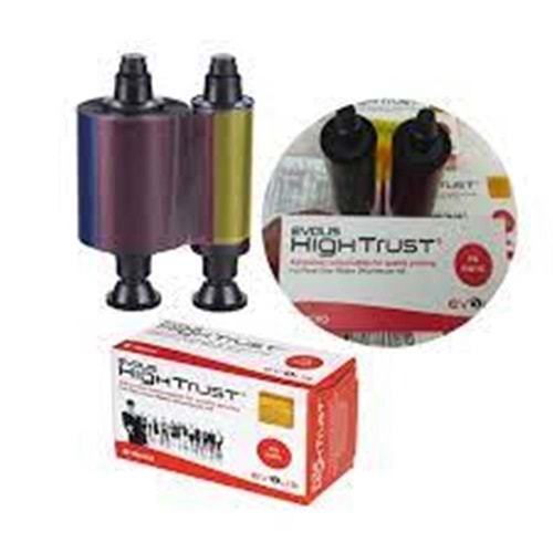 Evolis Tam Panel YMCKO Renkli Ribbon R3011 200 Baskı