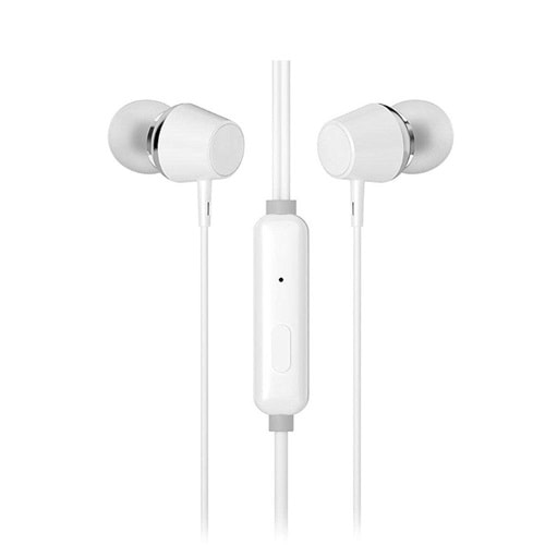 Hp DHE-7000-WT Kablolu Kulakiçi 3.5mm Jack Mikrofonlu Beyaz Kulaklık