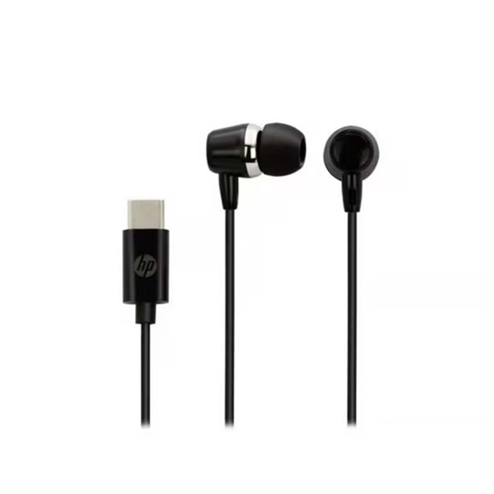 Hp DHE-7000C-BK Kablolu Kulakiçi Type-C Mikrofonlu Siyah Kulaklık