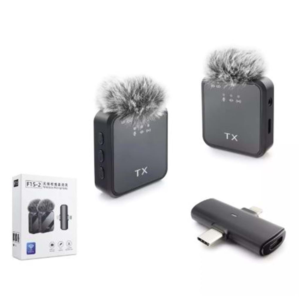 Hadron F15- 2 Kablosuz Mikrofon