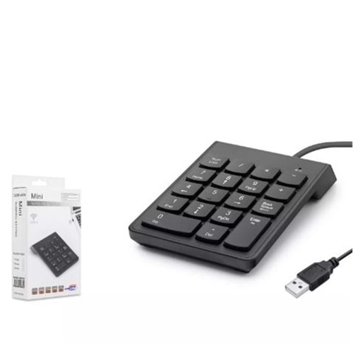 Hadron Hdx2503 Kablolu Numerik Klavye Siyah