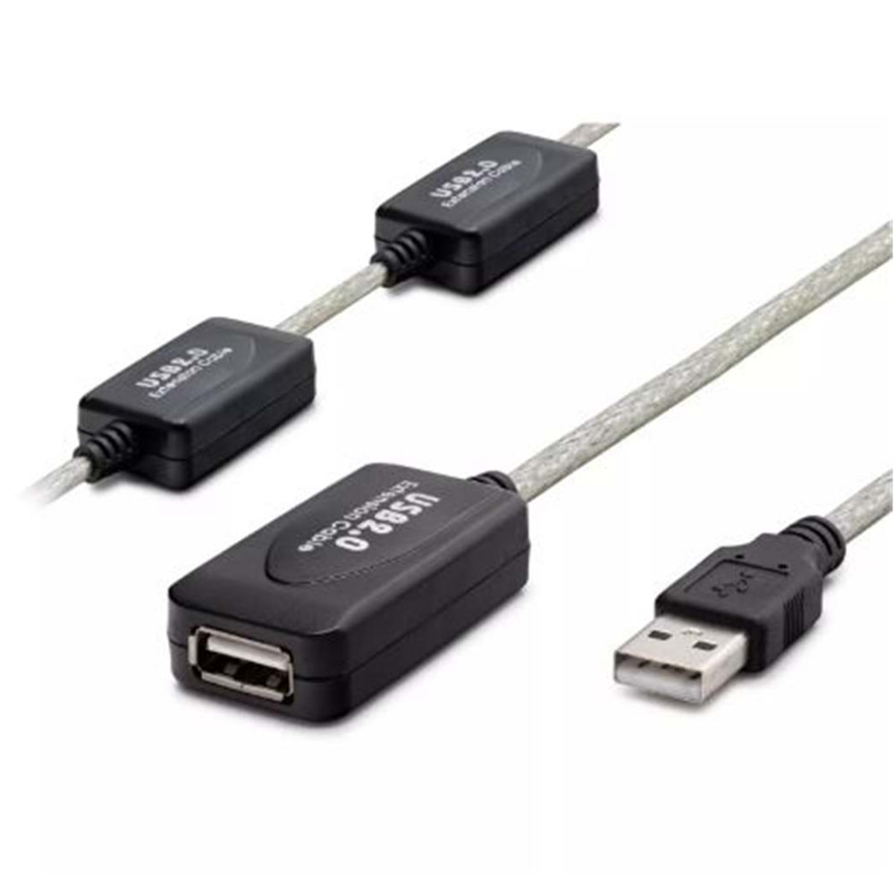 Hadron Hdx7546 25M Usb To Usb F Kablo Silver