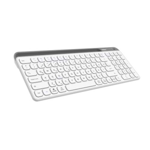 Everest KB-BT90 Beyaz-Gri Bluetooth+ 2.4Ghz Q Mac-Win-Android-Ios Uyumlu Kablosuz klavye