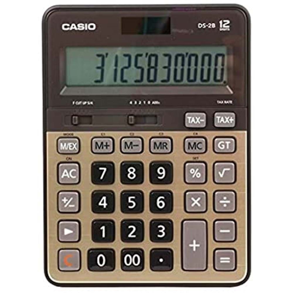Casio DS-2B-GD Profesyonel 12 Hane Masa Üstü Hesap Makinesi
