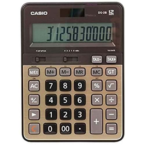 Casio DS-2B-GD Profesyonel 12 Hane Masa Üstü Hesap Makinesi