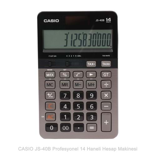 Casio JS-40B Profesyonel 14 Hane Masa Üstü Hesap Makinesi