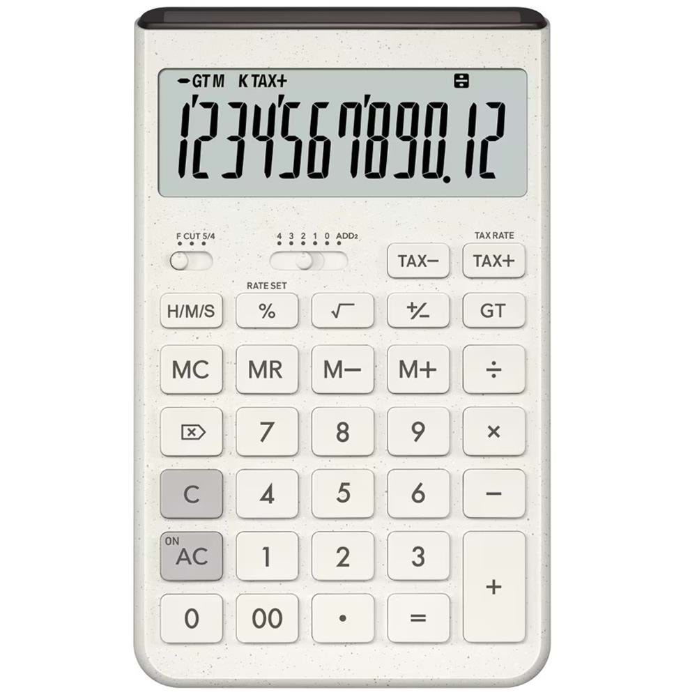 Casio JT-200T-WE 12 Hane Beyaz Masa Üstü Hesap Makinesi