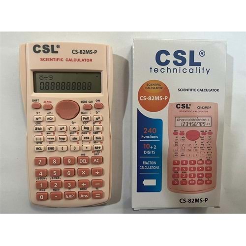 CSL CS-82MS-P Pembe Fonksiyonel Hesap Makinesi