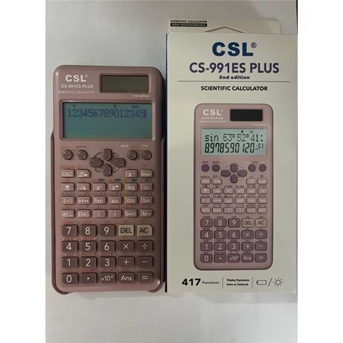 CSL CS-991ES PLUS-PINK Pembe Fonksiyonel Hesap Makinesi