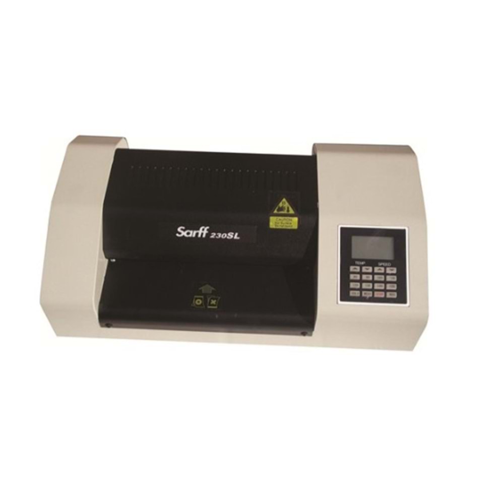 Sarff 230SL A4 Laminasyon Makinesi (4 merdane- Kalınlık 250Micron-Isınma Süresi 3 dk) 