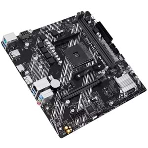 ASUS PRIME A520M-K ARGB DDR4 5100MHZ 1XHDMI 1XDP 1XM.2 USB2.0 MATX AM4 (AMD AM4 5000/4000 /3000 SERİLERİ İLE UYUMLU) 