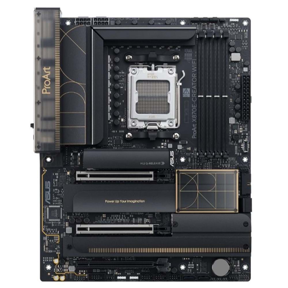 ASUS PROART X870E-CREATOR WIFI DDR5 8000MT/S 1XHDMI TYPE-C 4XM.2 ATX AM5 (AMD AM5 9000/8000/7000 SERİLERİ İLE UYUMLU) 
